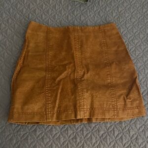 Free People Brown Pencil Skirt